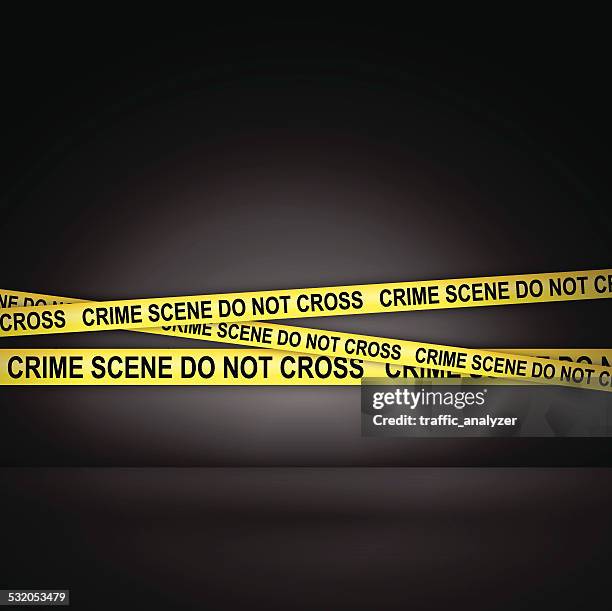 crime scene do not cross - crime scene stock illustrations