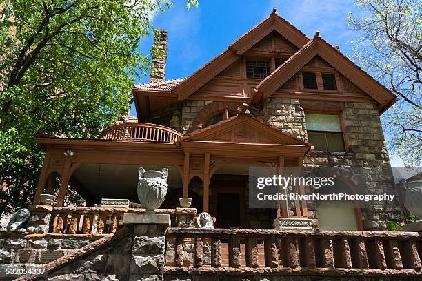 molly brown house, capitol hill neighborhood, denver - denver house stock pictures, royalty-free photos & images