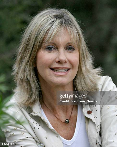 Singer Olivia Newton-John attends the National Tree Day 10th Anniversary Launch at Sydney Park on July 07, 2005 in Sydney, Australia.