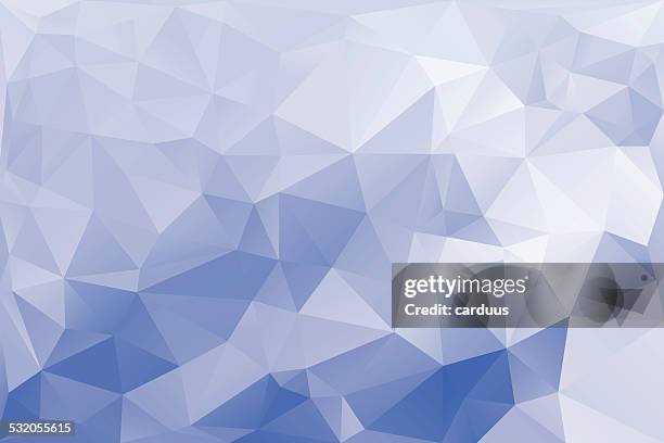 abstrakt blau polygonal hintergrund - kristalle stock-grafiken, -clipart, -cartoons und -symbole