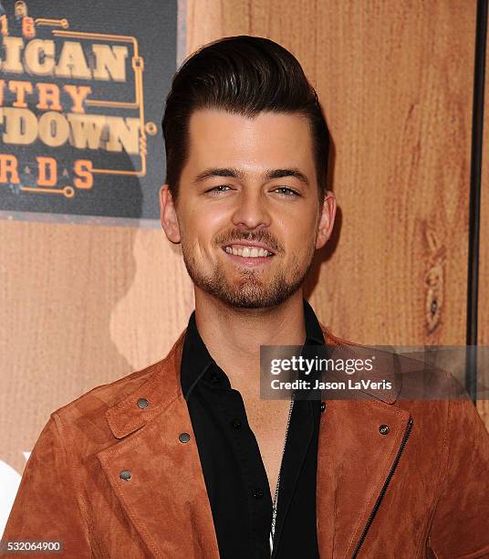 Singer Chase Bryant poses in the press room at the 2016 American Country Countdown Awards at The Forum on May 01, 2016 in Inglewood, California.