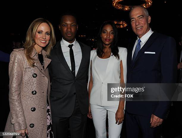 Chairman and CEO Fox Television Group Dana Walden, 24 : LEGACY cast member Corey Hawkins, PITCH cast member Kylie Bunbury and Chairman and CEO Fox...