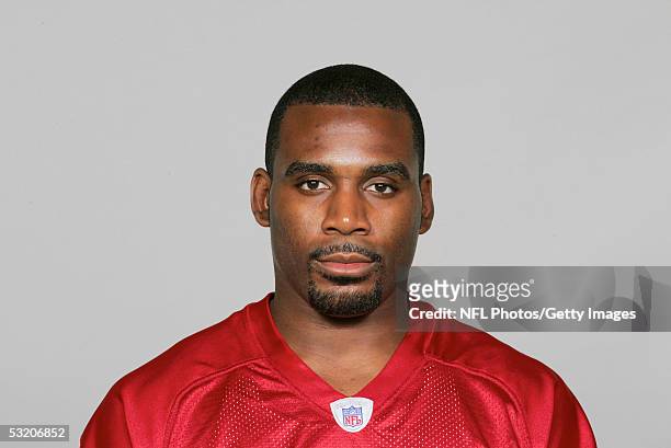 Dez White of the Atlanta Falcons poses for his 2005 NFL headshot at photo day in Atlanta, Georgia.