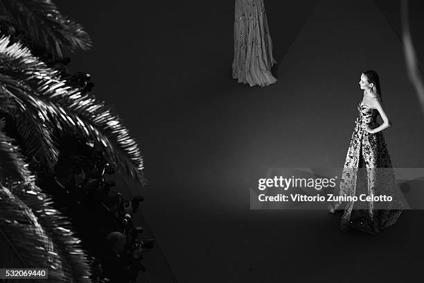 Natasha Poly attends the 'Julieta' premiere during the 69th annual Cannes Film Festival at the Palais des Festivals on May 17, 2016 in Cannes, France.