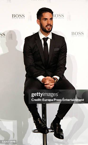 Real Madrid football player Isco Alarcon, as ambassador of Boss Bottled Unlimited, attends the presentation of the campaign 'El exito no nace, se...