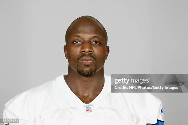 Reggie Love of the Dallas Cowboys poses for his 2005 NFL headshot at photo day in Irving, Texas.