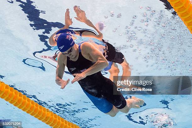 Siobhan-Marie O'Connor of Great Britain competes in the Women's 200m Individual medley heats on day ten of the 33rd LEN European Swimming...