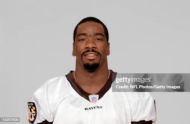 Ed Reed of the Baltimore Ravens poses for his 2005 NFL headshot at photo day in Baltimore, Maryland.