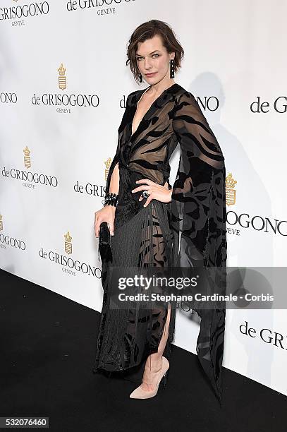 Milla Jovovich attends the De Grisogono Party during the annual 69th Cannes Film Festival at Hotel du Cap-Eden-Roc on May 17, 2016 in Cannes, France.