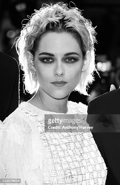 Kristen Stewart attends the 'Personal Shopper' premiere during the 69th annual Cannes Film Festival at the Palais des Festivals on May 17, 2016 in...