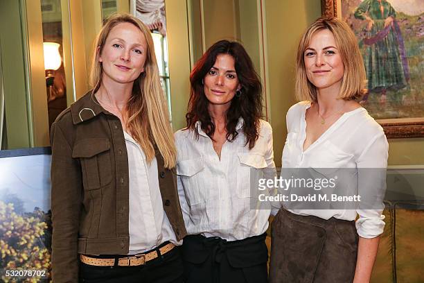 Rosie Ruck Keene, Hedvig Opshang and Lucia Ruck Keene attends TROY London founders host VIP breakfast to celebrate their Summer Collection and...