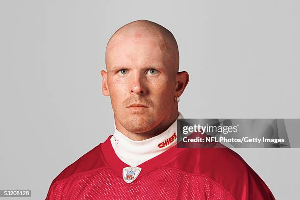 Mike Maslowski of the Kansas City Chiefs poses for his 2005 NFL headshot at photo day in Kansas City, Missouri.