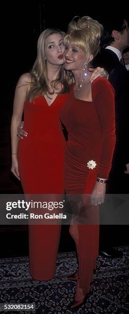 Ivanka Trump and Ivana Trump attend Pre-Valentine's Birthday Party for Ivana Trump on February 12, 1998 at Choas in New York City.