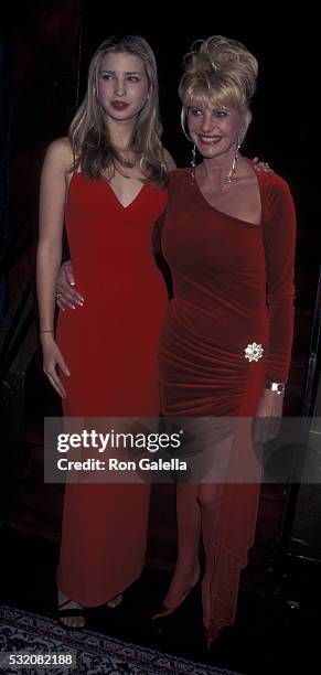 Ivanka Trump and Ivana Trump attend Pre-Valentine's Birthday Party for Ivana Trump on February 12, 1998 at Choas in New York City.