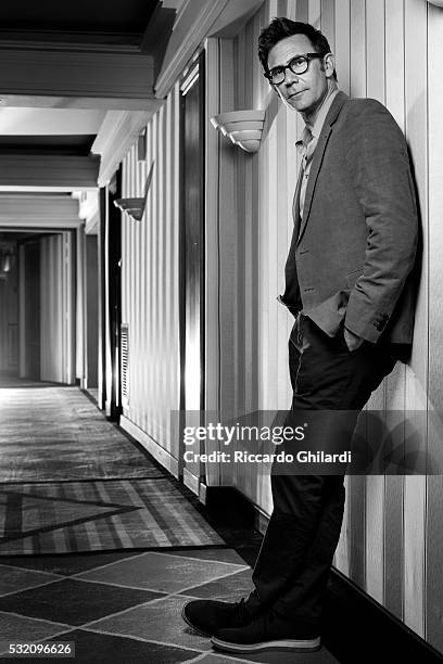 Director Michel Hazanavicius is photographed for Self Assignment on May 12, 2016 in Cannes, France.