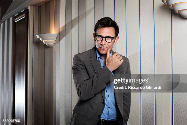 Director Michel Hazanavicius is photographed for Self Assignment on May 12, 2016 in Cannes, France.