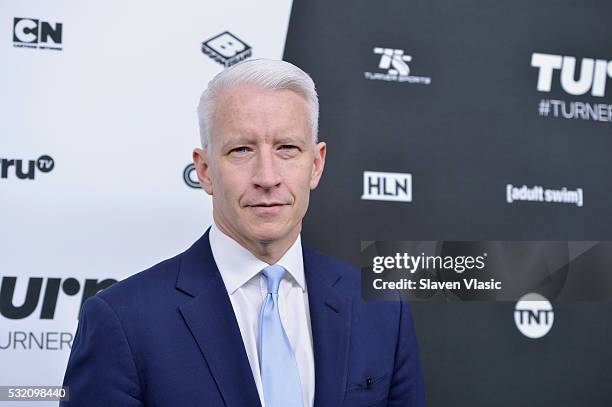 Journalist Anderson Cooper attends the Turner Upfront 2016 at Nick & Stef's Steakhouse on May 18, 2016 in New York City.