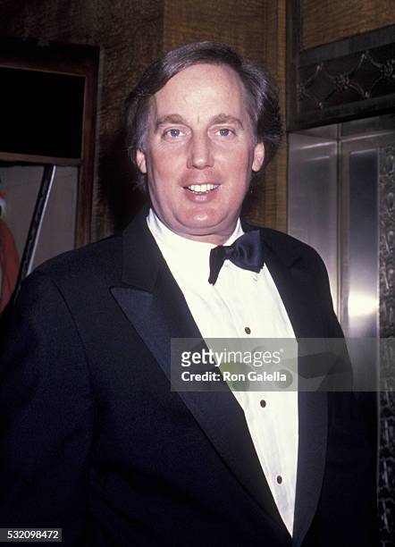 Robert Trump attends Rock N Roll Hall of Fame Induction Ceremony on January 18, 1989 at the Waldorf Hotel in New York City.