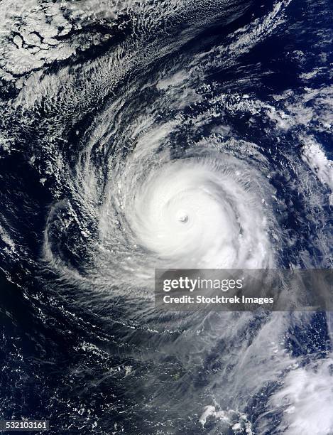 october 24, 2013 - super typhoon lekima in the pacific ocean. - typhoon lekima stock-fotos und bilder