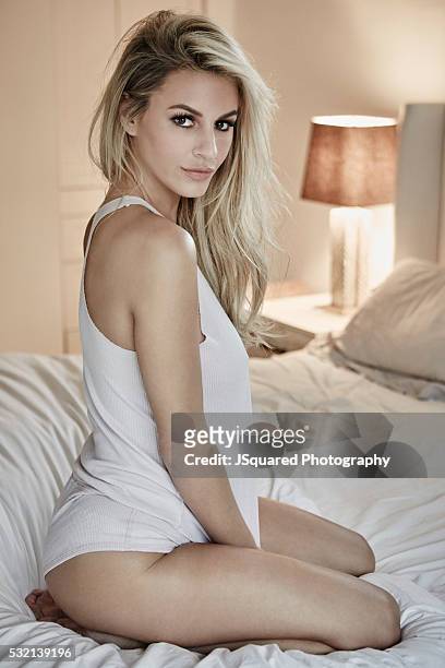 Morgan Stewart is photographed for Self Assignment on May 10, 2016 in Los Angeles, California.