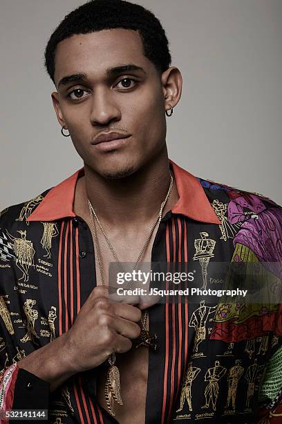 Jordan Clarkson is photographed for FSHN Magazine on January 19, 2016 in Los Angeles, California.