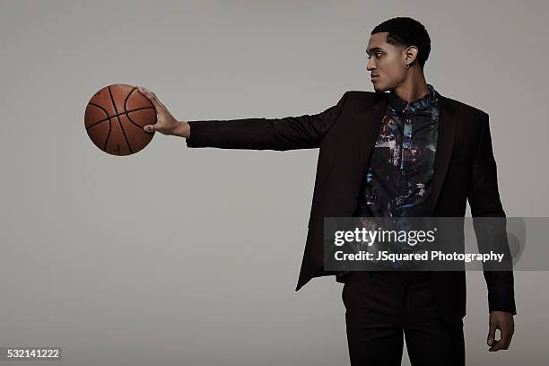 Jordan Clarkson is photographed for FSHN Magazine on January 19, 2016 in Los Angeles, California. PUBLISHED IMAGE.