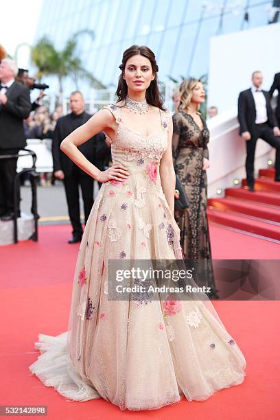 Model Catrinel Marlon attends "The Unknown Girl " Premiere during the 69th annual Cannes Film Festival at the Palais des Festivals on May 18, 2016 in...