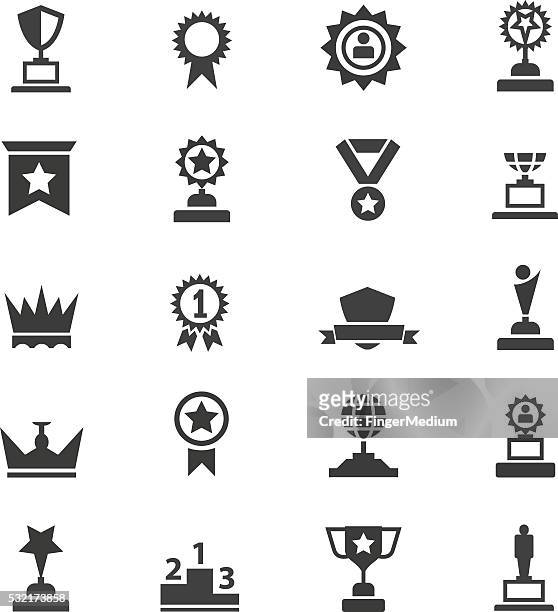 award icons - envoy stock illustrations
