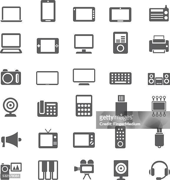 electronic devices - liquid crystal display stock illustrations stock illustrations