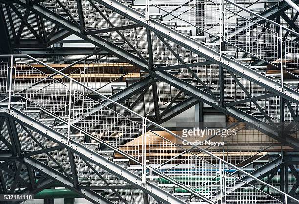 treppe - pompidou center stock-fotos und bilder