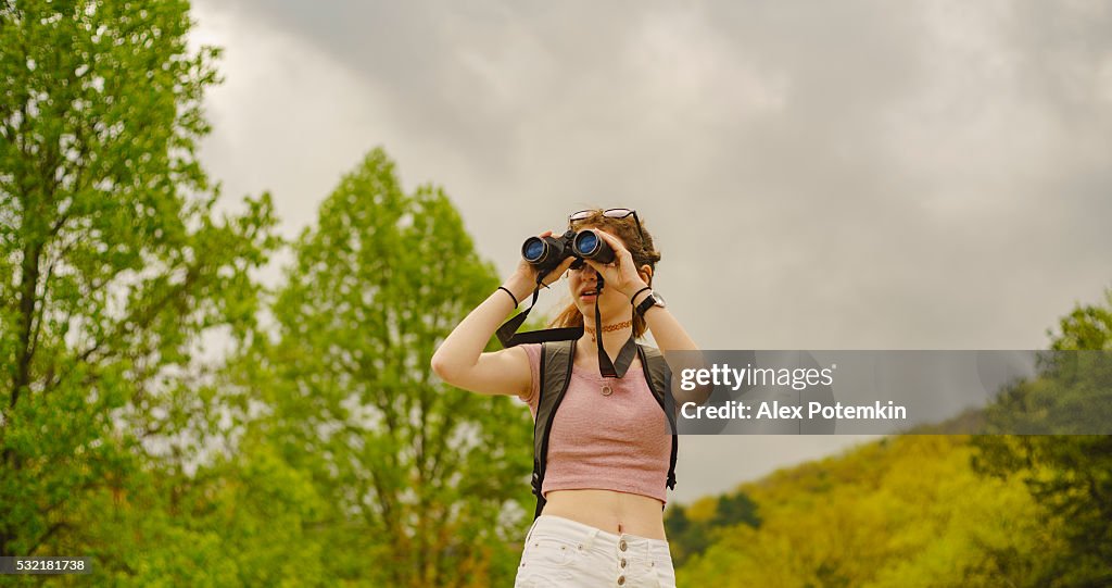 Scenic view to Great Smoky Mountains from Cherohala Skyway, Tennessee
