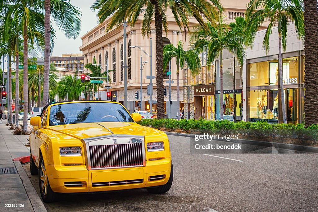 Rolls-Royce Phantom in Beverly Hills Los Angeles California USA