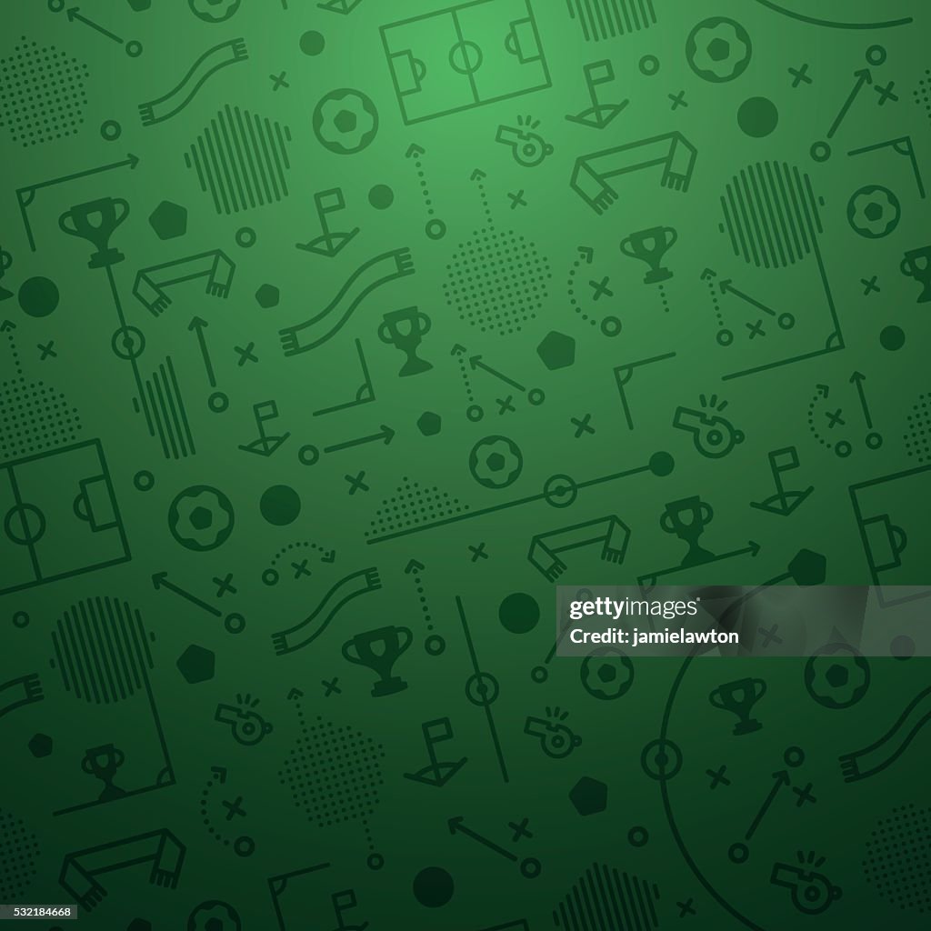 Soccer Pattern Football Background