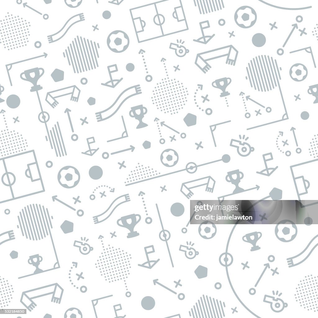 Footnall Background Pattern Seamless Football Soccer Pattern Background High-Res Vector Graphic ...