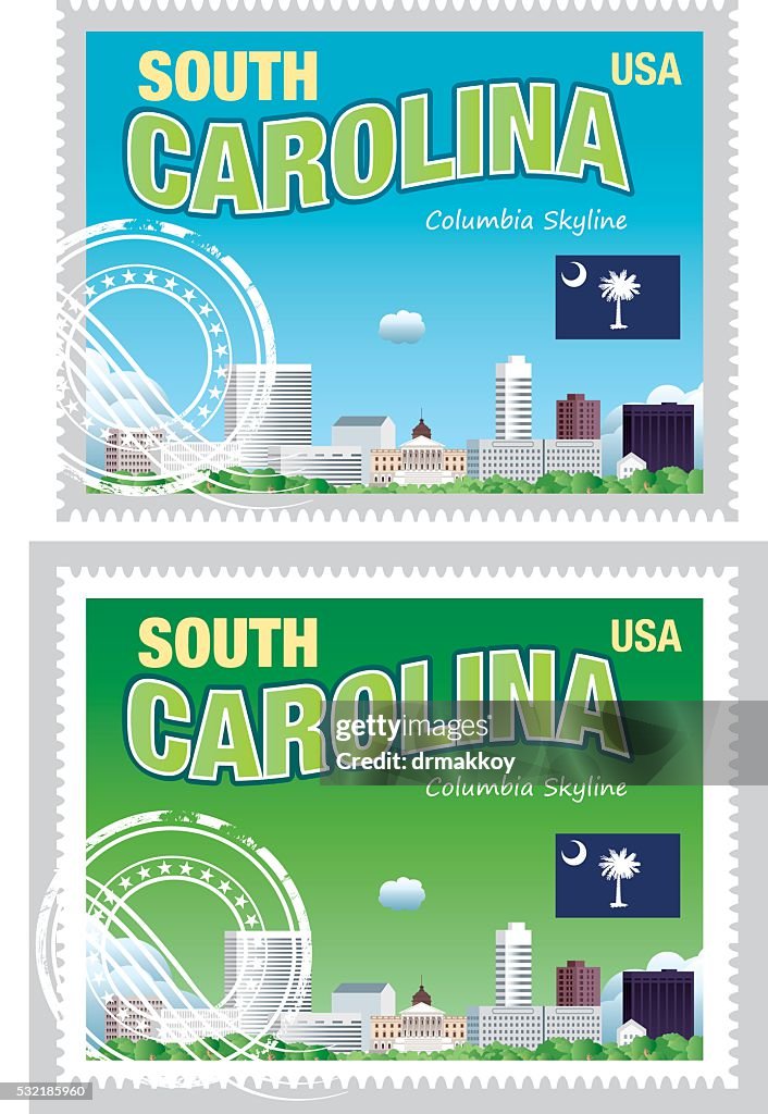 South Carolina Stamp