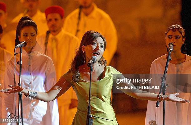 Chafia Rochdi Tunisian Singer Photos and Premium High Res Pictures - Getty Images