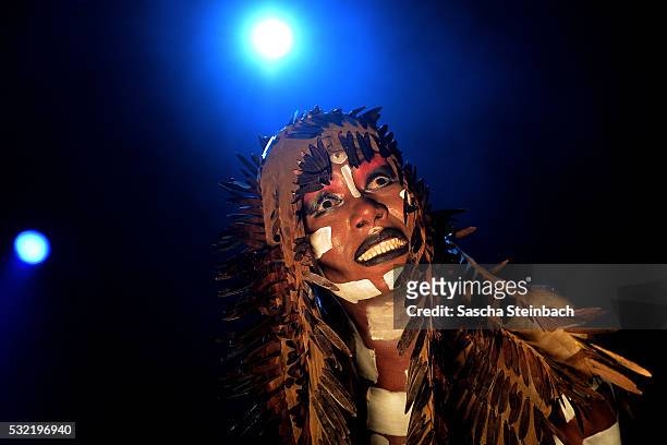 Grace Jones performs on stage at E-Werk on May 18, 2016 in Cologne, Germany.