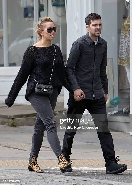 Dynamo and wife Kelly Frayne sighting on April 17, 2016 in London, England.
