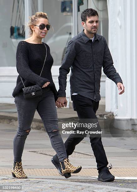 Dynamo and wife Kelly Frayne sighting on April 17, 2016 in London, England.