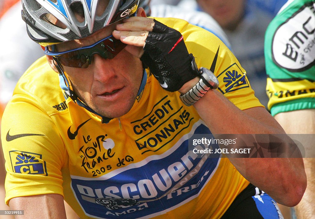 Yellow jersey US Lance Armstrong (Discov