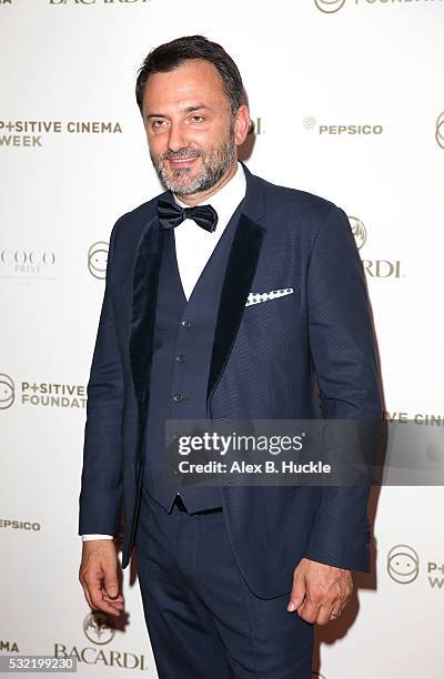 Frederic Lopez attends the Planet Finance Foundation Gala Dinner during the 69th annual Cannes Film Festival at Hotel Martinez on May 18, 2016 in...