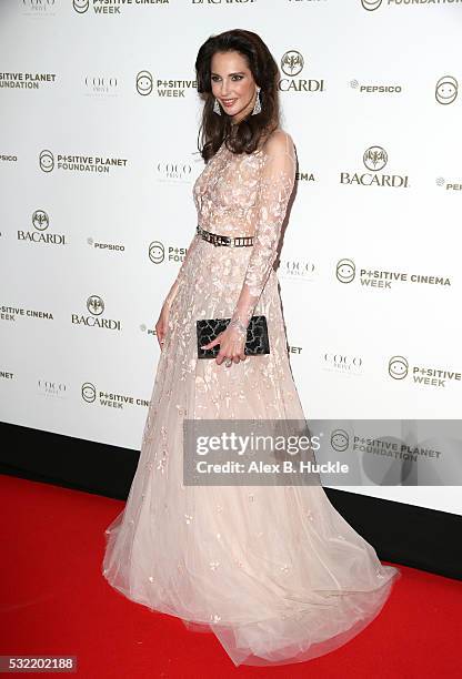 Frederique Bel attends the Planet Finance Foundation Gala Dinner during the 69th annual Cannes Film Festival at Hotel Martinez on May 18, 2016 in...