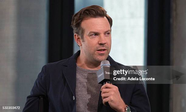 Jason Sudeikis discusses "The Angry Birds Movie" At AOL Build at AOL on May 18, 2016 in New York City.