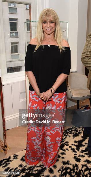 Jo Wood attends the launch of the Stephen Webster Salon on Mount Street on May 18, 2016 in London, England.