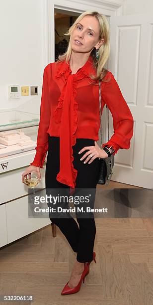 Nadia Abela attends the launch of the Stephen Webster Salon on Mount Street on May 18, 2016 in London, England.