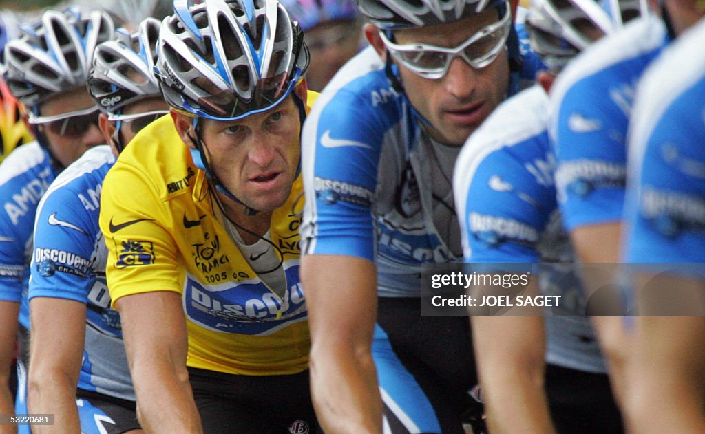 Yellow jersey US Lance Armstrong (Discov