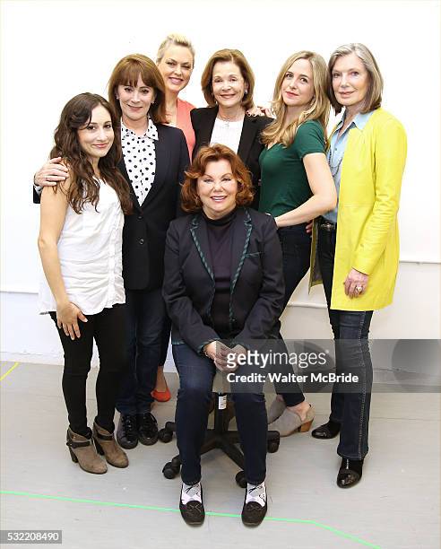Director Marsha Mason with cast Lucy DeVito, Patricia Richardson, Elaine Hendrix, Jessica Walter, Clea Alsip and Susan Sullivan attend the photo call...