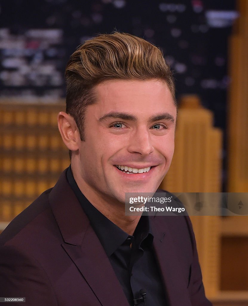 Zac Efron Visits "The Tonight Show Starring Jimmy Fallon"