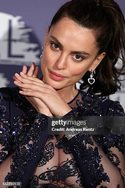 Catrinel Marlon attends the L'Oreal Party during the annual 69th Cannes Film Festival at on May 18, 2016 in Cannes, France.
