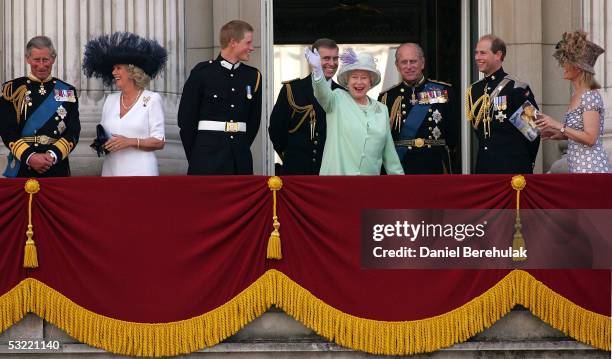 Prince Charles, Prince of Wales, his wife Camilla, Duchess of Cornwall, son Prince Harry, brother Prince Andrew, Duke of York, mother HM Queen...